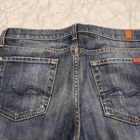 7 for all mankind Straight Leg Jean Women's Size 29 - Picture 6 of 7